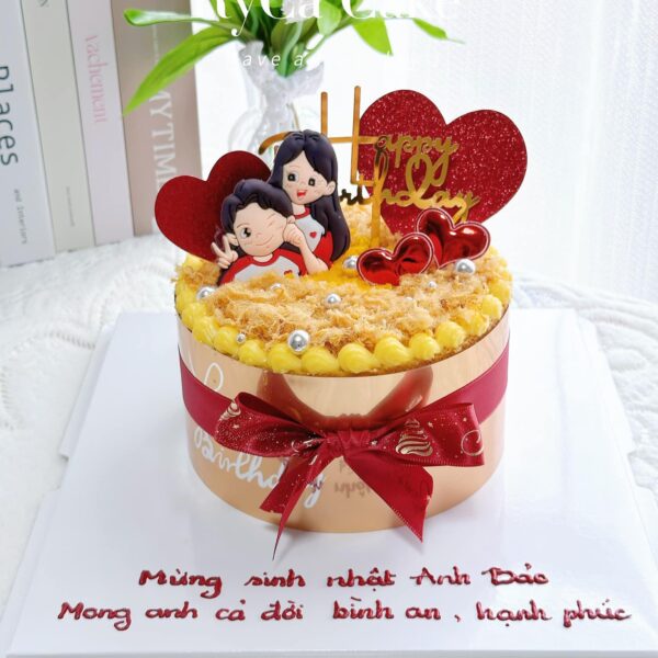 Chiếc bánh bông lan trứng muối hình tròn nhà Ryca Cake - Image 6